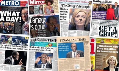 ‘Damage is done’: what the papers say after Truss and Kwarteng’s tax U-turn