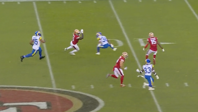 NFL fans were astonished by Deebo Samuel’s sheer sorcery in the open field on an electric 57-yard TD
