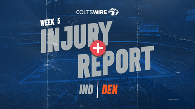 Colts vs. Broncos: Initial injury report for Week 5