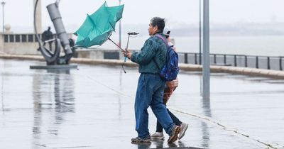 Liverpool weather forecast as yellow warning for 'danger to life' in place