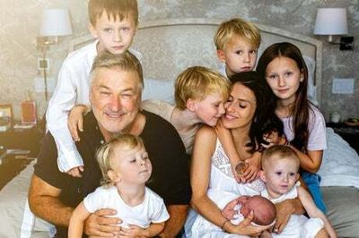 ‘Baldwinito dream team!’: Alec Baldwin beams in family photo with wife Hilaria and their seven children