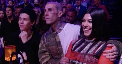 Kourtney Kardashian and Travis Barker spotted in DWTS audience amid name blunder