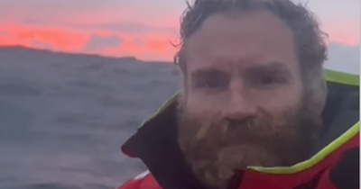 Gardaí rush to beach after Irishman Damian Browne becomes first ever to row from New York to Galway