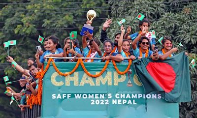 Bangladesh are blazing a trail for female footballers in south Asia