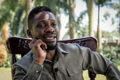 Ugandan opposition figure Bobi Wine objects to oil pipeline