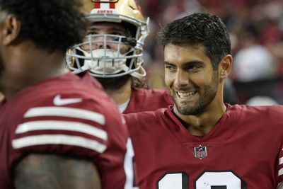 Good for Jimmy Garoppolo, who is someone we can all probably relate to (at least a little bit)