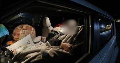 Helpless couple with toddler found sleeping in car amid cost of living crisis