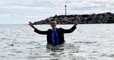 13-year-old boy plans to swim in fancy dress every month for a year to help save the oceans