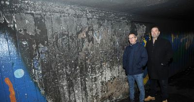 Teen charged in connection with blaze as school kids' underpass mural destroyed