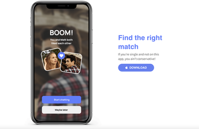 The Right Stuff: Conservative dating app founded by former Trump staff mocked online