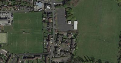 Two schoolgirls left lying in the road after crash