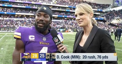 Minnesota Vikings star Dalvin Cook admits he had "jitters" in front of London crowd