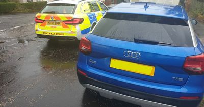 Edinburgh police seize stolen Audi with false plates during routine patrol