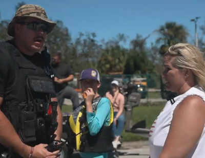 Video appears to show DeSantis visit disrupting Hurricane Ian recovery efforts