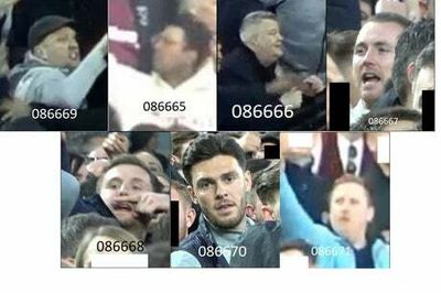 Police release images of men wanted in connection with racial abuse at West Ham match
