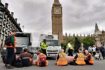 Just Stop Oil: More than 50 arrested after eco-protesters block central London roads