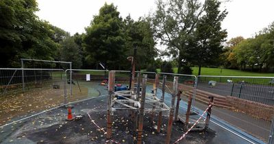Suspected arson attack destroys children's playground in Elswick Park