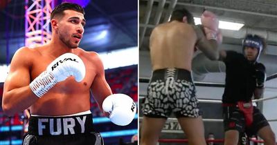 Questionable sparring footage emerges of Tommy Fury's next opponent