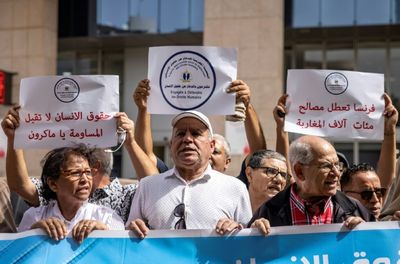 Moroccans protest 'racist' French, EU visa policies