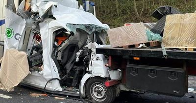 Dad feared dead after getting trapped in M56 crash wreckage for hours