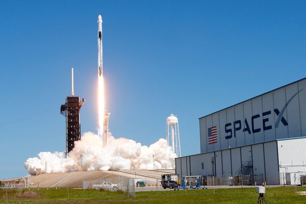 SpaceX capsule heads to space station ferrying NASA crew and Russian