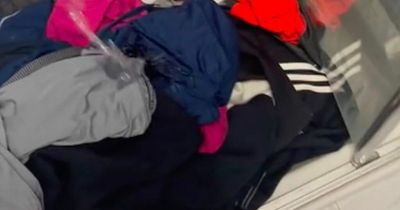 Furious mum takes revenge on 'cheating ex' in vengeful clothing stunt which goes viral