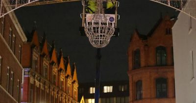 DublinTown begin putting up capital's Christmas lights for 2022