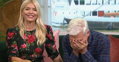 This Morning's Holly Willoughby scolds Phillip Schofield as he pranks her live on air