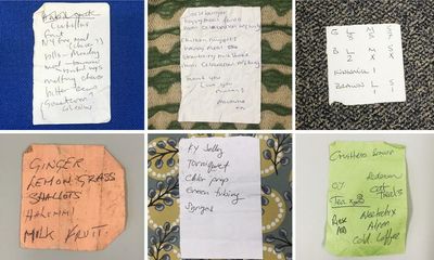 ‘Nobody can spell avocado!’ – the show that treats shopping lists as works of art
