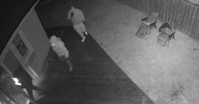 Terrifying CCTV shows masked knifemen break into East Kilbride family home while they slept