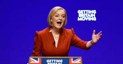 11 key moments from chaos-hit Liz Truss's short speech to Tory conference