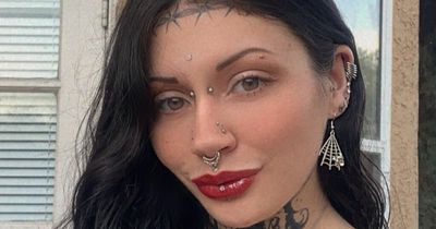 Extreme body modification enthusiast gets pentagram implanted into her hand