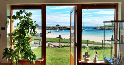 Paradise beachfront property for sale on tiny and remote Scottish island