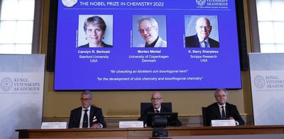Nobel prize awarded for 'click chemistry' – an environmentally friendly method of building molecules