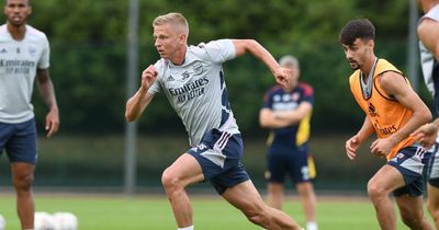 Oleksandr Zinchenko and two other senior stars miss Arsenal training ahead of FK Bodo/Glimt