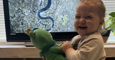 One-year-old proves she is Eastenders' youngest fan