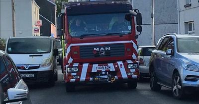 Rugby fans and players told to park elsewhere after fire service struggles to get down narrow road