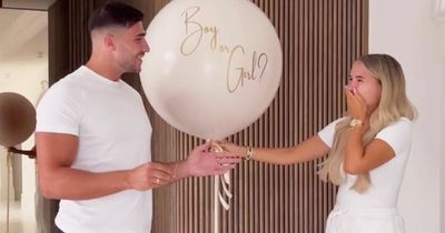 Molly-Mae Hague and Tommy Fury's tears of joy as they reveal baby's gender