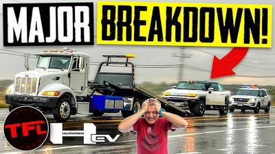 GMC Hummer EV Malfunction Leaves YouTuber Stranded On Busy Road