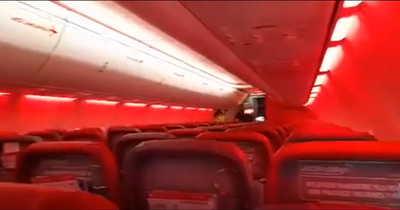 Scots holidaymaker shares pic of 'ghost plane' with only three passengers