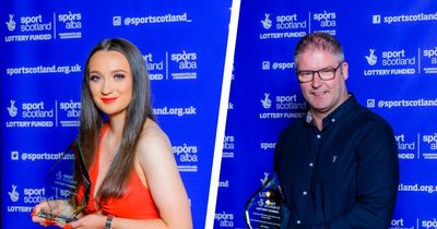 Grassroots sport heroes take their bow as Ayrshire pair honoured by sportscotland