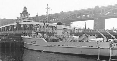 When the warship HMS Northumbria collided with the Swing Bridge on the River Tyne