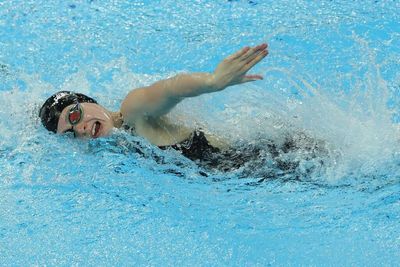 Bright swimmer looks to mix medicine with water