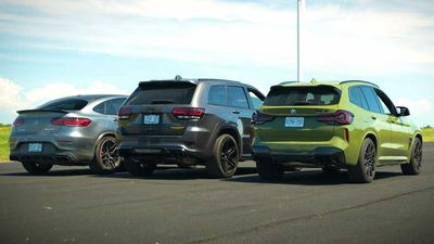 BMW X3 M Comp Drag Races Jeep Trackhawk, AMG GLC 63 In Big SUV Battle