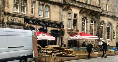 Edinburgh outdoor 'eating huts' taken down as council urged to review impact