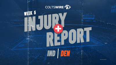 Colts vs. Broncos: Final injury report for Week 5