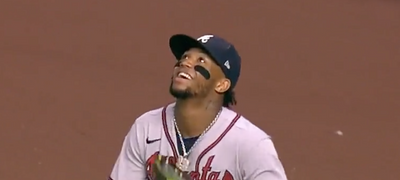 Ronald Acuña Jr. had the most wholesome reaction as he waited to catch NL East-clinching fly ball