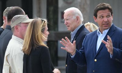 Hurricane Ian ‘ends discussion’ on climate crisis, Biden says on Florida visit