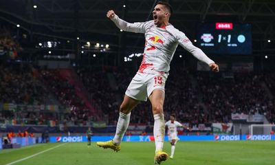 Celtic left with mountain to climb after André Silva’s rapid double for Leipzig