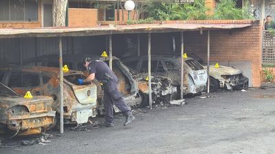 Car fire in Brisbane's south linked to Oxley shooting, police hail 'major step forward' in investigation